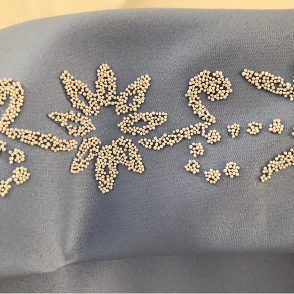 Y2K Formal Strapless Bridesmaid Prom Dress Size 6 - Picture 5 of 11